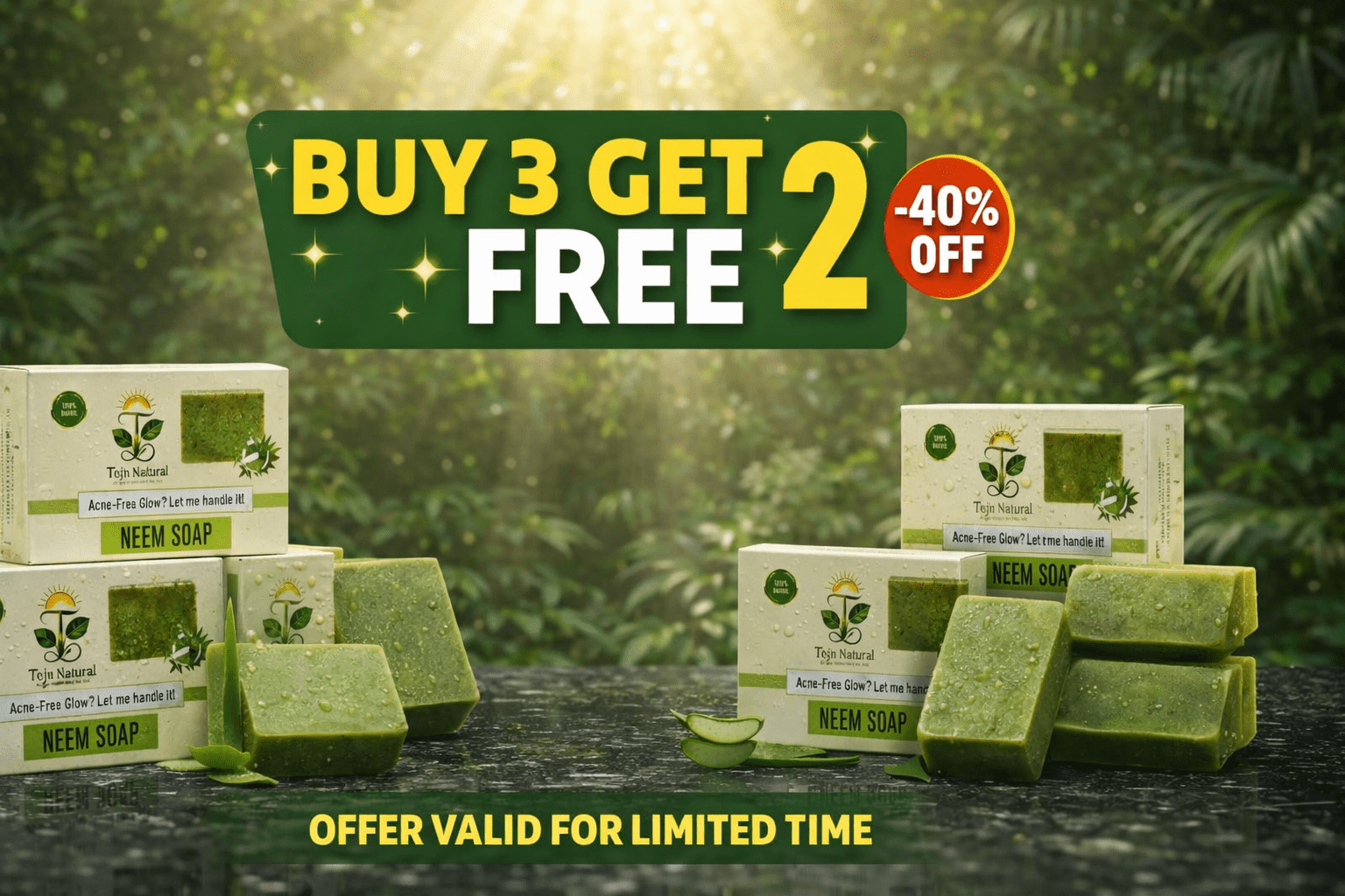 Neem Soap for Pimples – Chemical Free Herbal Soap | Teju Natural