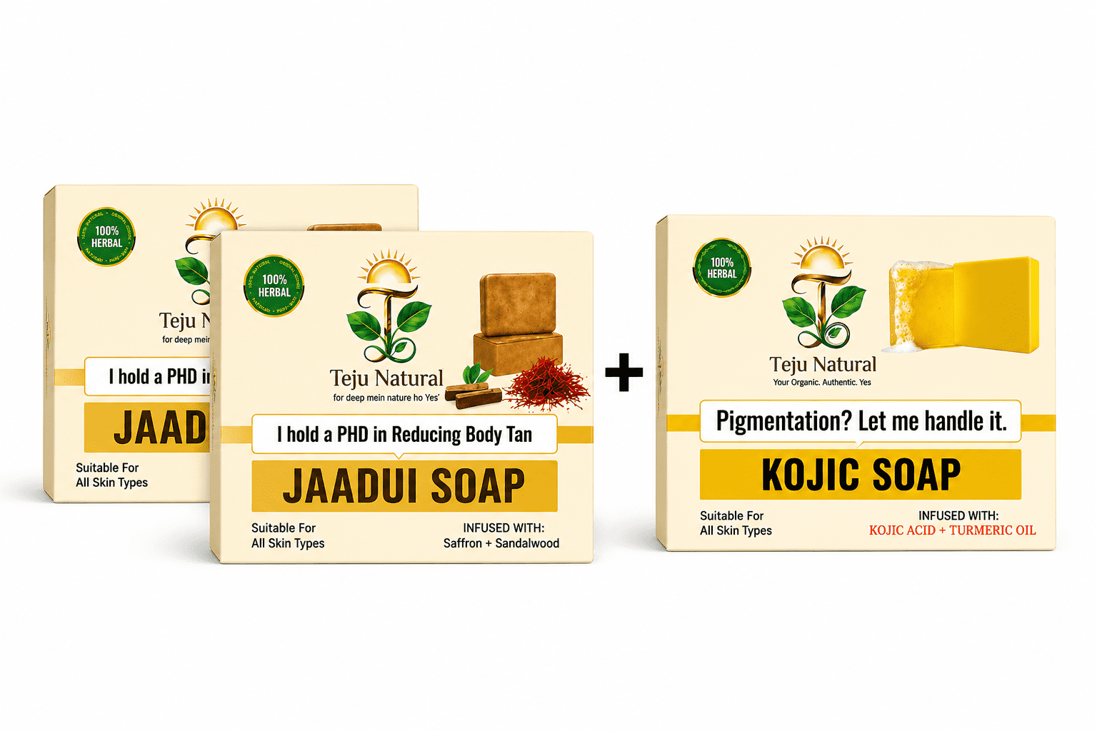 2 JAADUI + 1 KOJIC SOAP COMBO