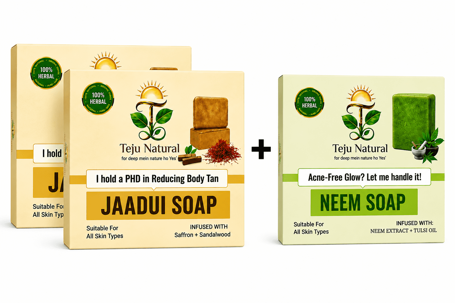 2 JAADUI + 1 NEEM SOAP COMBO
