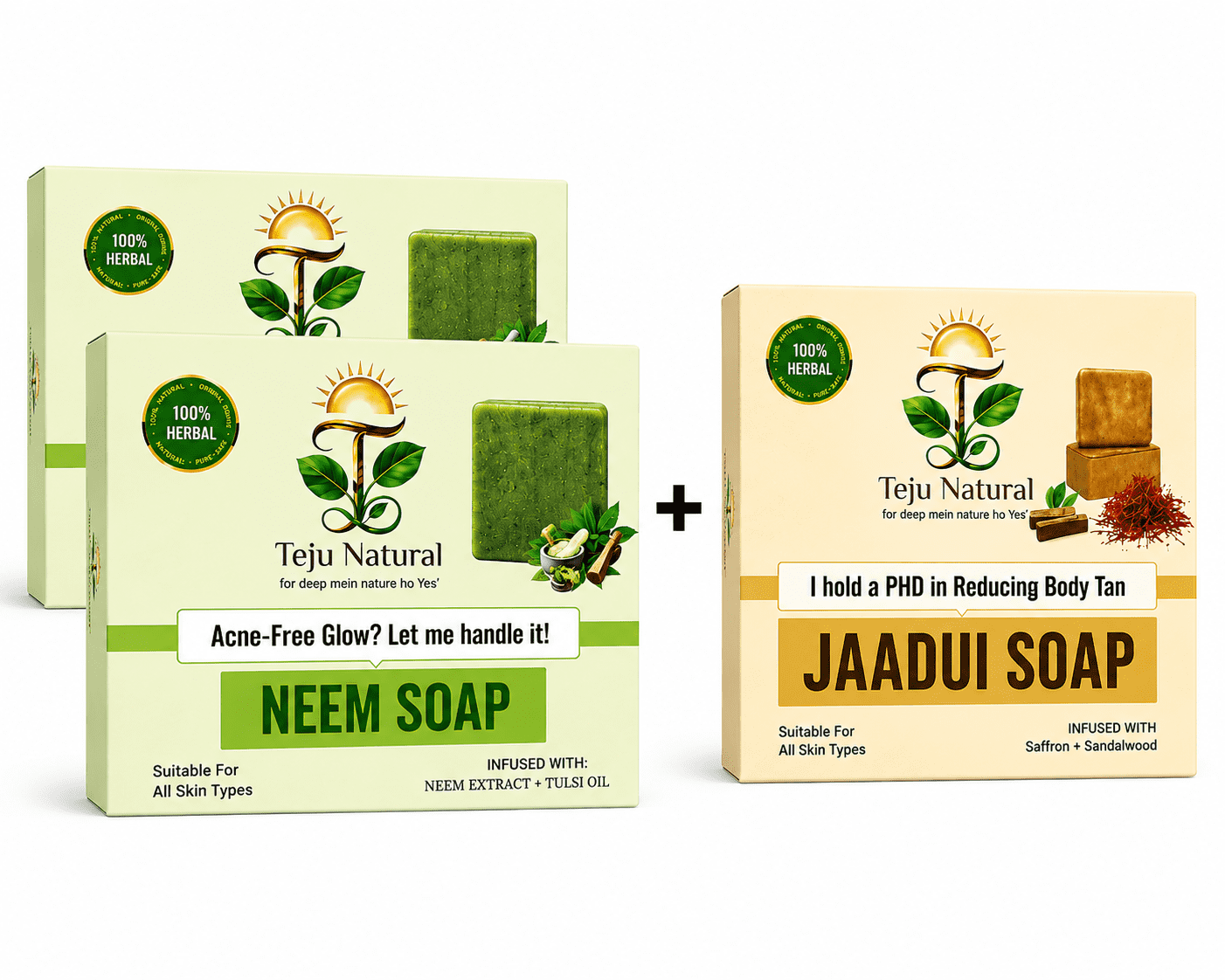 2 NEEM + 1 JAADUI SOAP COMBO